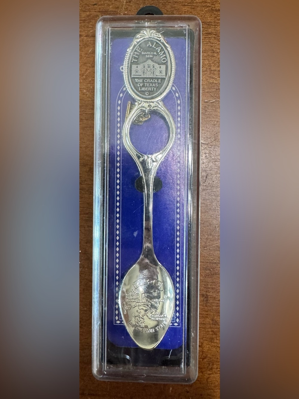 The Alamo Souvenir Collector Spoon - Silver Tone